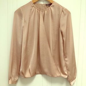 Blouse with cross over front